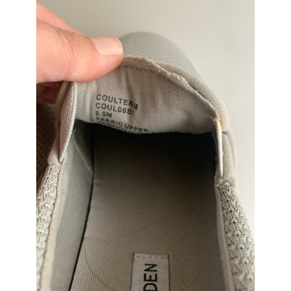 Steve Madden Gray Mesh Slip Ons Women’s Size 8.5 - Picture 4 of 6